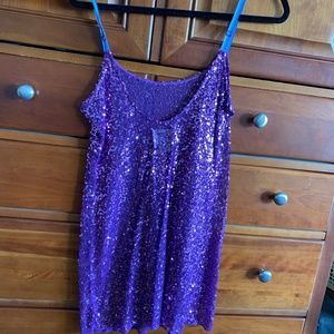 SHEER SEQUIN TUNIC